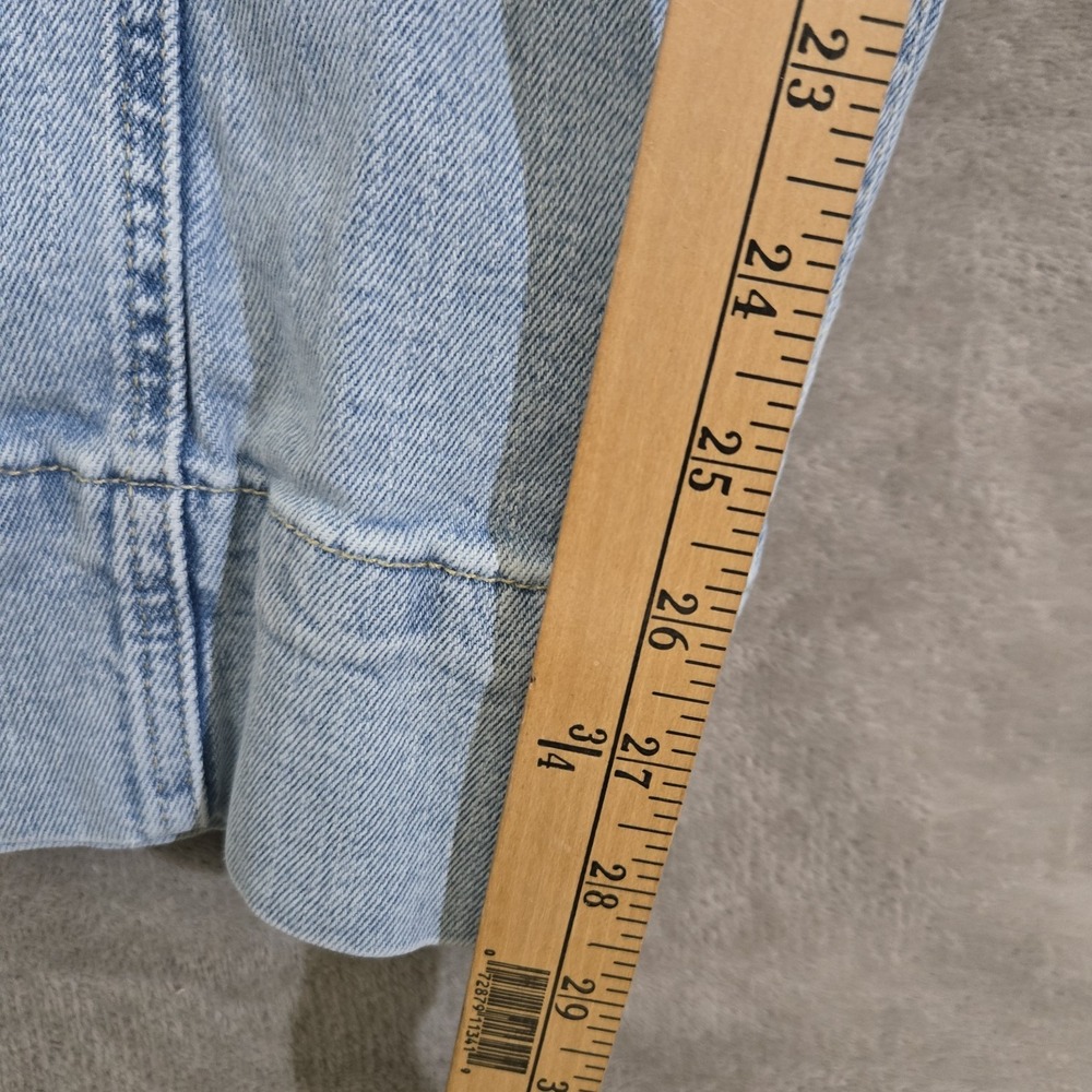Gap Stride Ankle Jeans Womens 29 Blue High Waisted Baggy Wide Leg Denim 70s Y2K - Picture 12 of 13